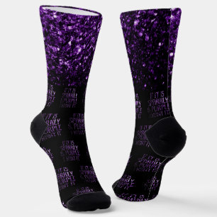 Wenn es Sparkly Purple ist, möchte ich es im Black Socken