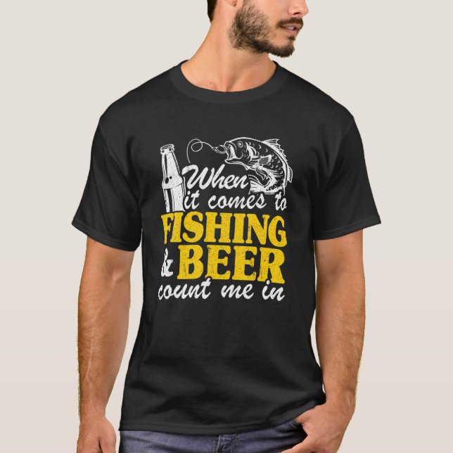 Wenn es um den Fischfang geht T-Shirt (Vorderseite)