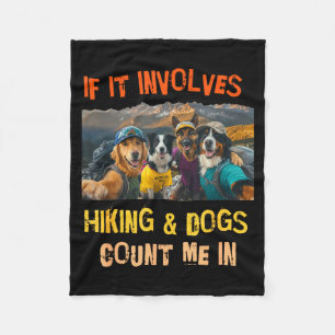 Wenn es Wanderungen mit Hunden beinhaltet, zähle i Fleecedecke