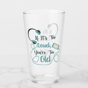 Wenn es zu laut ist, bist du zu altes musikalische glas