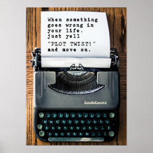 Wenn etwas falsch geht, gerade Schrei Poster