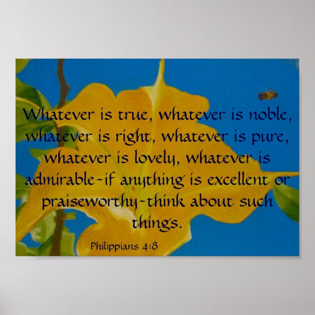 Wenn etwas hervorragend oder lobenswert ist poster (Vorne)