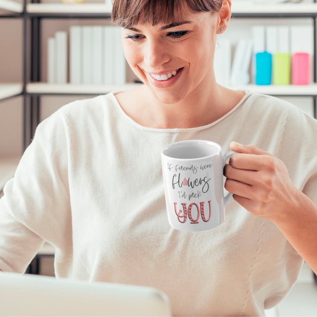 Wenn Freunde Blume waren Anführungsname Kaffeetasse (Von Creator hochgeladen)