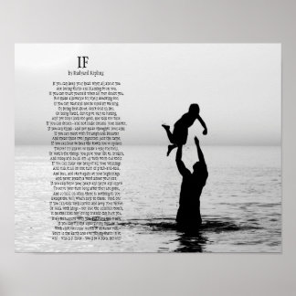 Wenn Gedicht von Rudyard Kipling Poster
