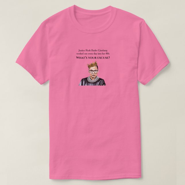 Wenn Gerechtigkeit Ruth Bader Ginsburg erarbeitet  T-Shirt (Design vorne)