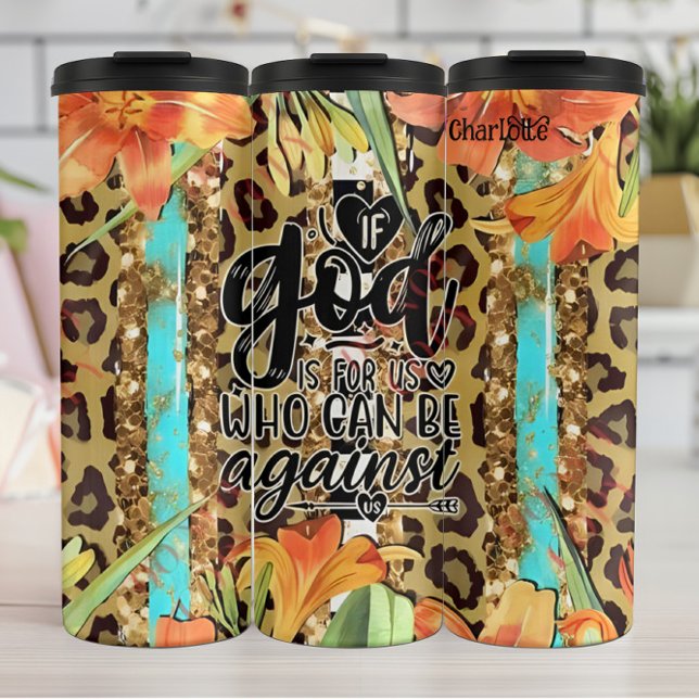 Wenn Gott für uns ist Thermosbecher (Von Creator hochgeladen)