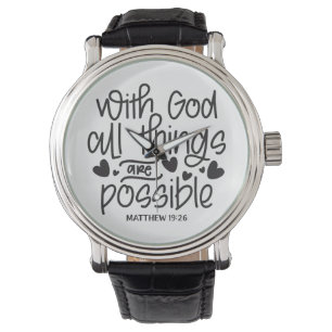 Wenn Gott für uns ist, wer kann gegen uns sein? Rö Armbanduhr
