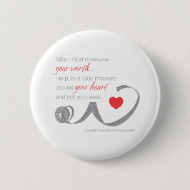 Wenn Gott Ihren Wert misst Button
