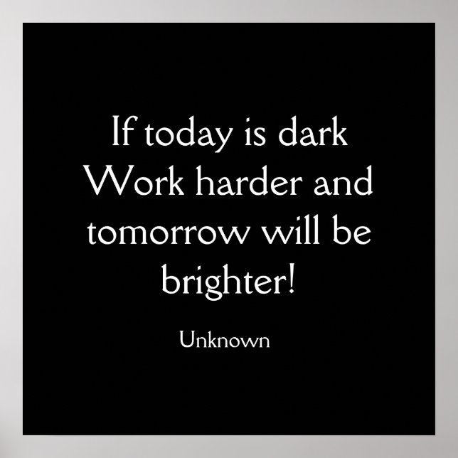 Wenn heute dunkel ist poster (Vorne)