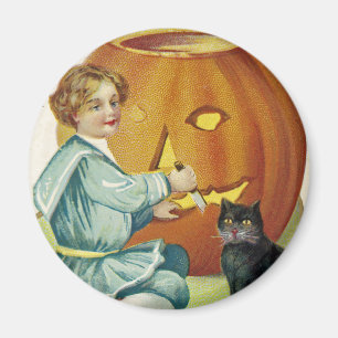 Wenn Hexen zu Halloween ablegen Magnet