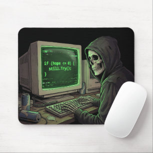 Wenn Hoffnung <= 0 Immer noch versuchen   Cyberpun Mousepad