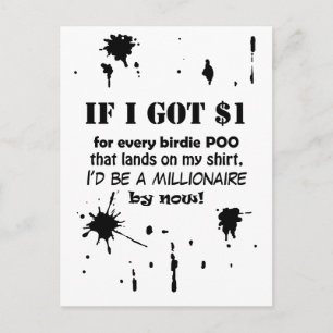 Wenn ich $1 got habe postkarte