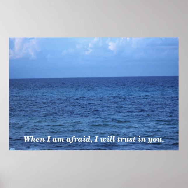 Wenn ich Angst habe Poster (Vorne)