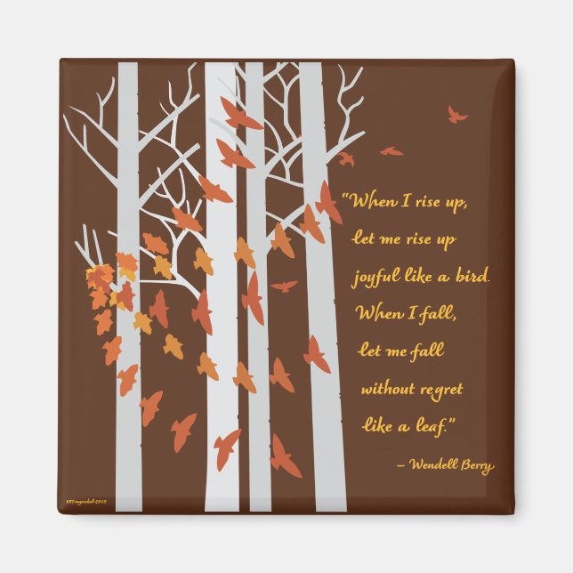 Wenn ich aufstehe magnet (Vorne)