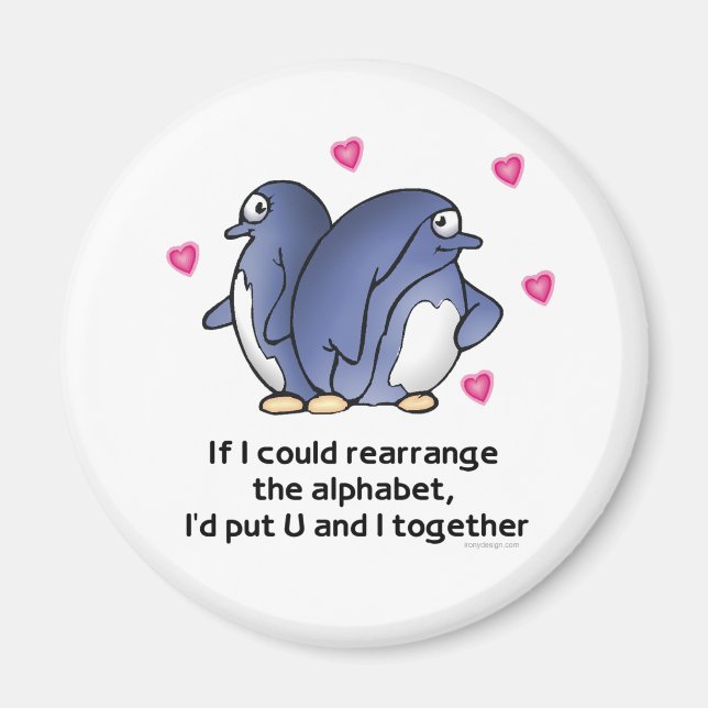 Wenn ich das Alphabet erreichen könnte... Magnet (Vorne)