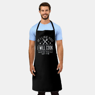 Wenn ich dich mag, koche ich für dich schürze