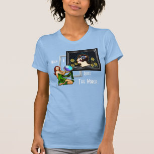 Wenn ich die Welt regiere - Art Deco Stil T-Shirt