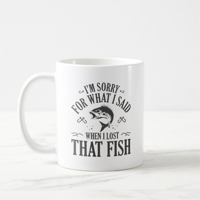 Wenn ich diesen Fisch verloren habe Kaffeetasse (Links)