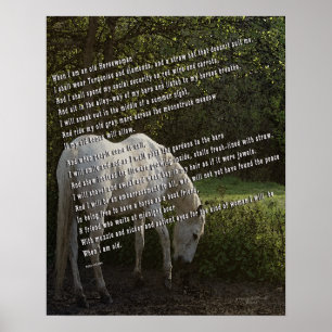 Wenn ich ein alter Horsewoman III bin Poster