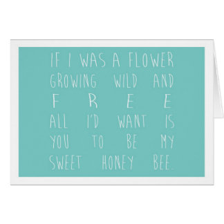 Wenn ich eine aquamarine Blume - war