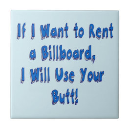 Wenn ich eine Reklametafel Gewollt habe Fliese