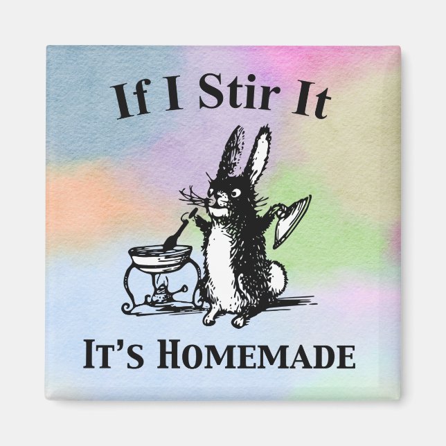 Wenn ich es umrühre, ist es hausgemachte Magnet (Vorne)