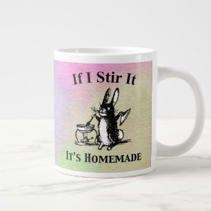 Wenn ich es umrühre, ist es selbstgemacht Jumbo-Tasse