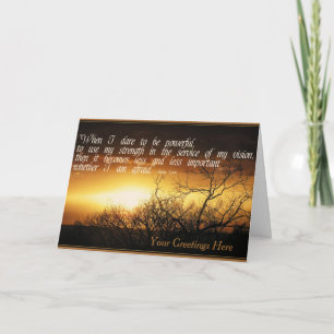 Wenn ich es wagen... Inspirationskarten Karte