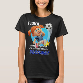 Wenn ich groß bin, werde ich für SCHOTTLAND spiele T-Shirt