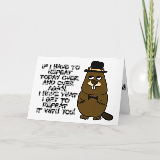 Wenn ich heute immer wieder wiederholen muss karte (Vorderseite)