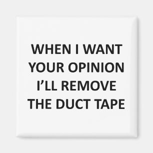 Wenn ich Ihre Meinung will, entferne ich das Magnet