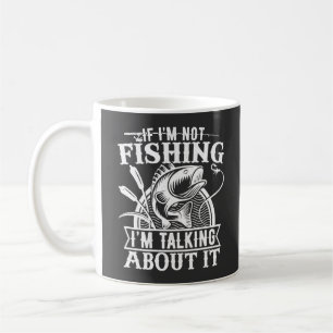 Wenn ich kein Angler bin Vater mit Humor und Fisch Kaffeetasse