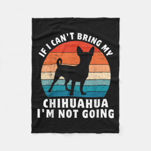 Wenn ich meinen Chihuahua nicht mitbringen kann, g Fleecedecke