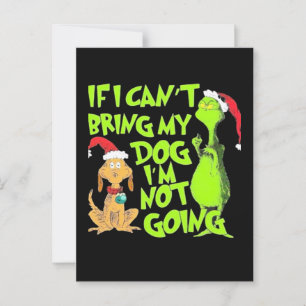 Wenn ich meinen Hund nicht mitbringen kann, gehe i Postkarte