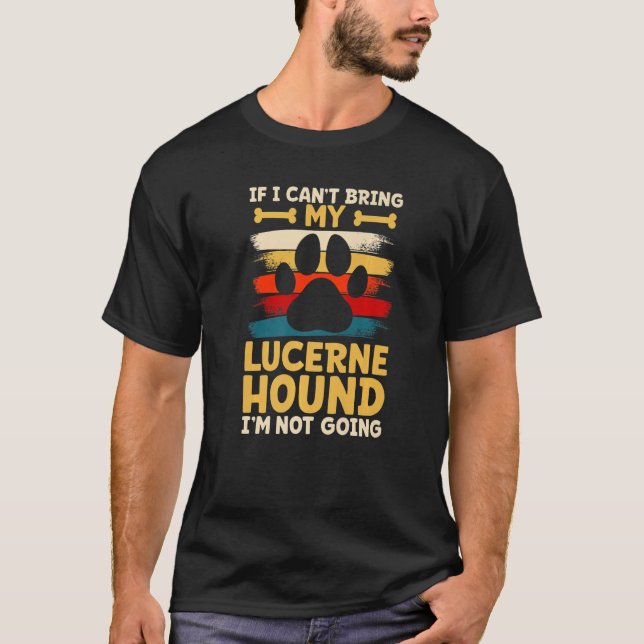 Wenn ich meinen Hund nicht mitbringen kann, gehe i T-Shirt (Vorderseite)