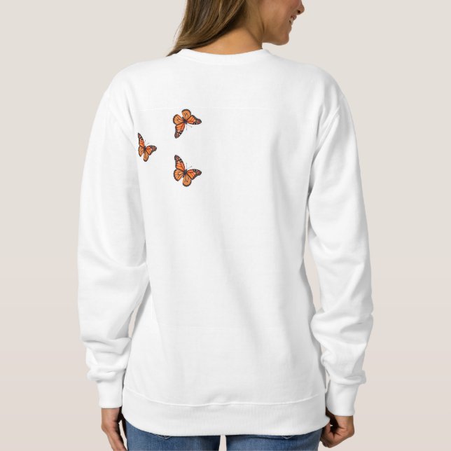 Wenn ich mit dir zusammen bin, bekomme ich Schmett Sweatshirt (Rückseite)