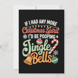 Wenn ich noch etwas Weihnachtsgeist hätte, würde i Feiertagskarte