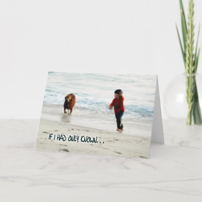 Wenn ich nur eine bekannte Wiedersehen-Karte hatte Karte (Vorderseite)