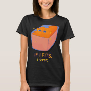 Wenn ich passt, sitze ich eine glatte Cat Meme Cat T-Shirt