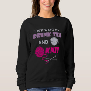 Wenn ich sitze, werde ich Geschenke für Mädchen kn Sweatshirt