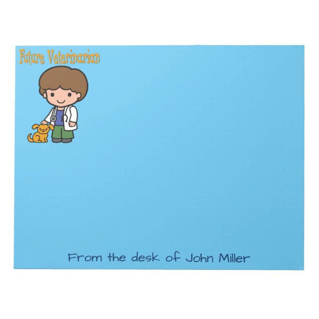 Wenn ich später Tierarzt bin Notizblock (Vorderseite)