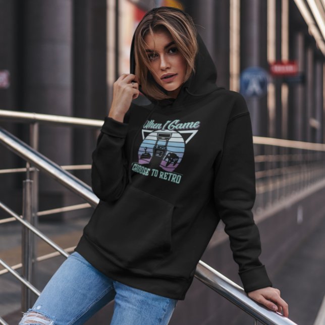 Wenn ich spiele, ziehe ich mich für das Retro-Vide Hoodie (Von Creator hochgeladen)