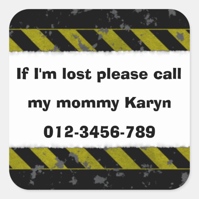 Wenn ich Sticker verloren habe (Vorderseite)