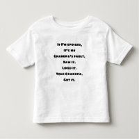 Wenn ich verdorben bin, der T - Shirt der Großvate