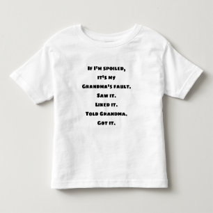 Wenn ich verdorben bin, Oma's T - Shirt