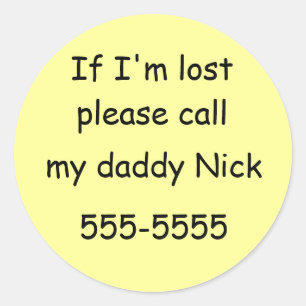 WENN ich VERLORENE… Aufkleber bin