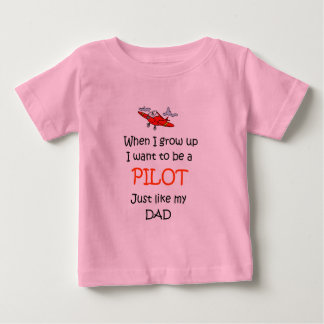 Wenn ich Versuchs aufwachse Baby T-shirt
