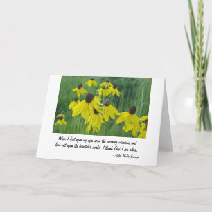 Wenn ich zum ersten Mal meine Augen öffne - Emerso Dankeskarte