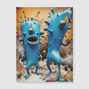 Wenn Idealismus und Realismus das beste Party ausl Magnetkarte