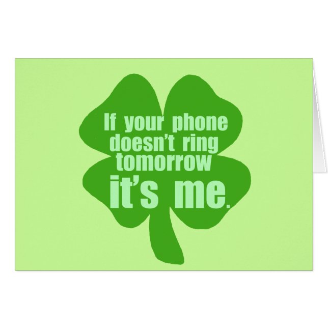 Wenn Ihr Telefon nicht morgen schellt, ist es ich (Vorderseite (Horizontal))